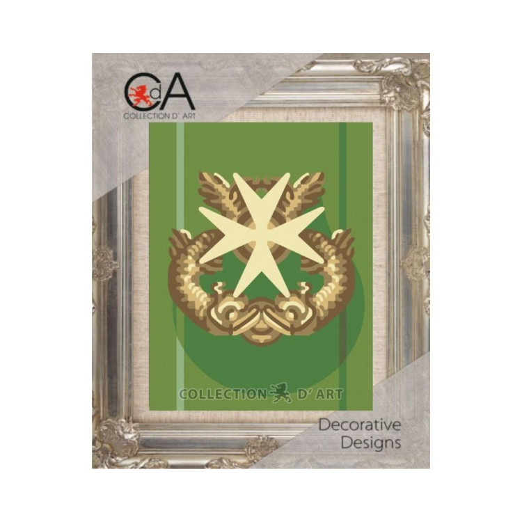 Tapestry Kit with printed canvas 14x18 The star CDA3008K