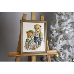 Cross stitch kit Teddy Bears S/VK085