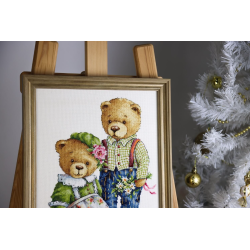 Cross stitch kit Teddy Bears S/VK085