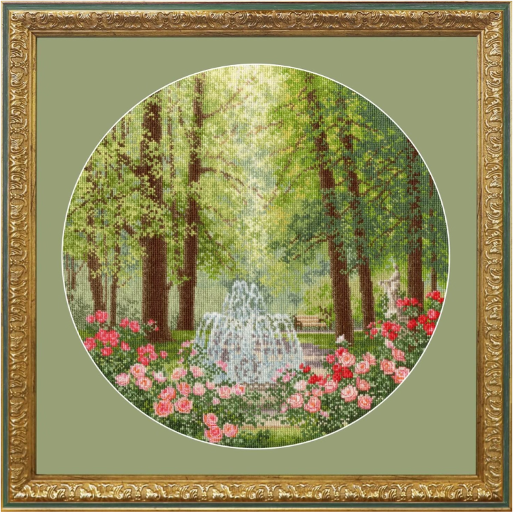 Kryželiu siuvinėjimo rinkinys "nuostabusis rugsėjis" 31.7x31.7 cm S/VM044