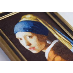 Cross stitch kit Girl with a pearl earring S/KR003