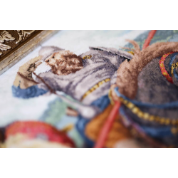 Набор для вышивания крестиком "Богатыри" 30,8x23,3 см S/KR004