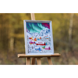Siuvinėjimo rinkinys "Šiaurės kaimas" 32x38,5 cm S/LP074