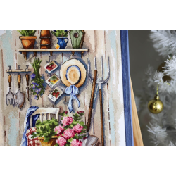 Набор для вышивания крестиком "Деревенский уголок" 25x34 см S/MD021