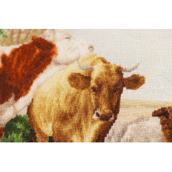 Cross stitch kit Herd under the trees. S/MK112