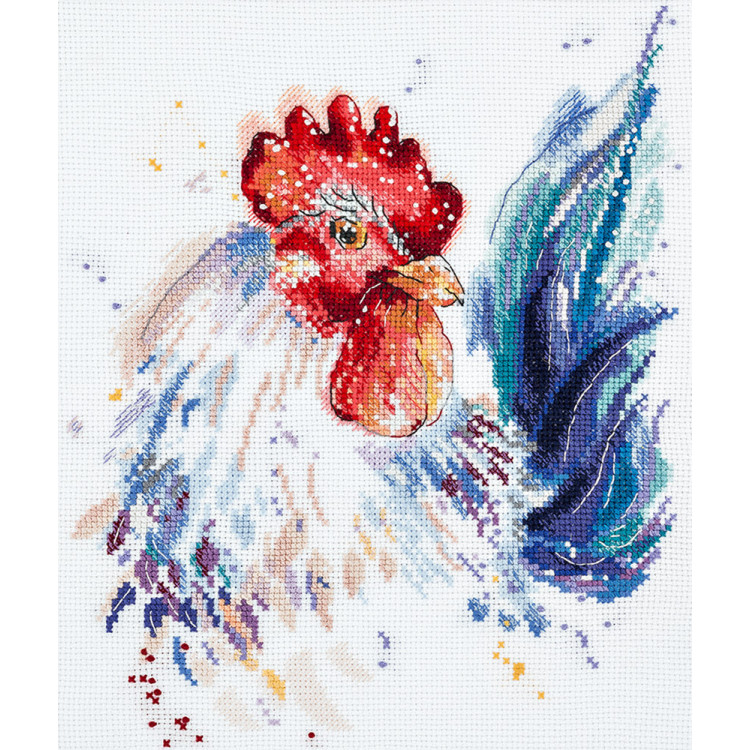 Kryželio siuvinėjimo rinkinys PANNA „Aušros pasiuntinys“ 20 x 23 cm PPT-1858