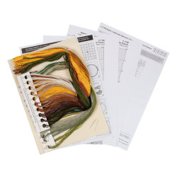 Kryželių siuvinėjimo rinkinys PANNA "Geltonų gėlių puokštė" 38 x 31 cm PC-7160