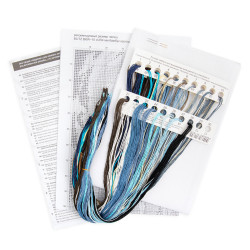 Kryželiu siuvinėjimo rinkinys PANNA „Grimo pilis“ 23 x 33 cm PZU-7323