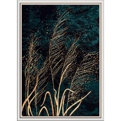 Kryželiu siuvinėjimo rinkinys PANNA "Auksiniai varpų" 31 x 41,5 cm PPS-7458