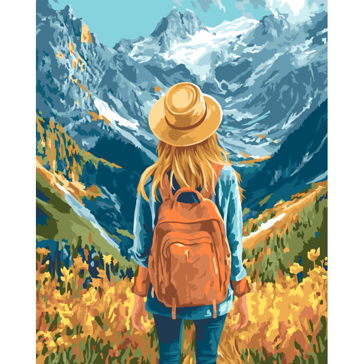 Paint by Numbers kit "Adventure Awaits" W098