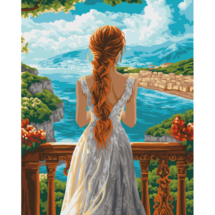 Набор для рисования по номерам "Красота побережья" 40x50 см W099 0425