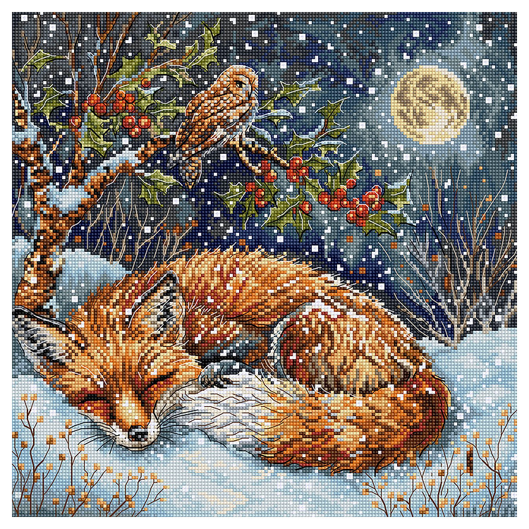 Kreuzstich-Set "Frosted Dreams" 26x26cm SLETIL9938