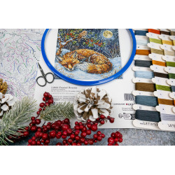 Kreuzstich-Set "Frosted Dreams" 26x26cm SLETIL9938