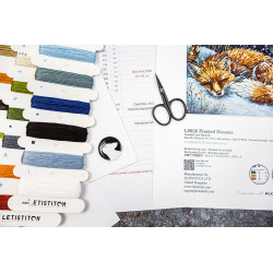 Kreuzstich-Set "Frosted Dreams" 26x26cm SLETIL9938