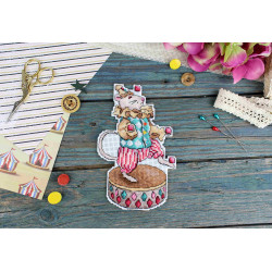 Набор для вышивания крестом "Маленький жонглер" 16*11 см SR-1111