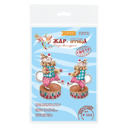 Набор для вышивания крестом "Маленький жонглер" 16*11 см SR-1111