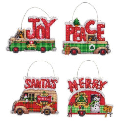 Holiday Truck Ornaments D70-08974