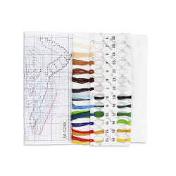 Kreuzstich-Set "Pilzsaison" 13*11 cm SM-1238