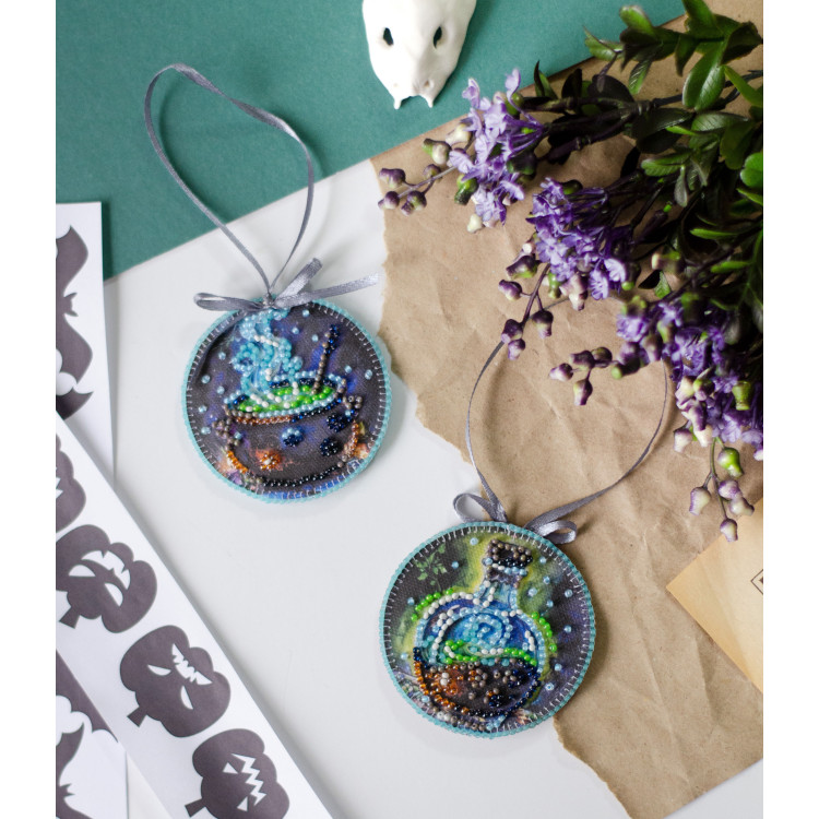 Dekoration "Zaubertrank" (Innendekoration) 13,2 x 6,6 cm AABT-043