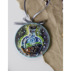 Dekoration "Zaubertrank" (Innendekoration) 13,2 x 6,6 cm AABT-043