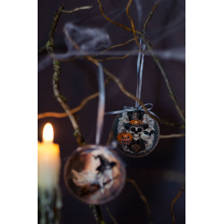 Apdaila "Vidurnakčio siaubai" (Interjero dekoracija) 13.2x6.6 cm AABT-041