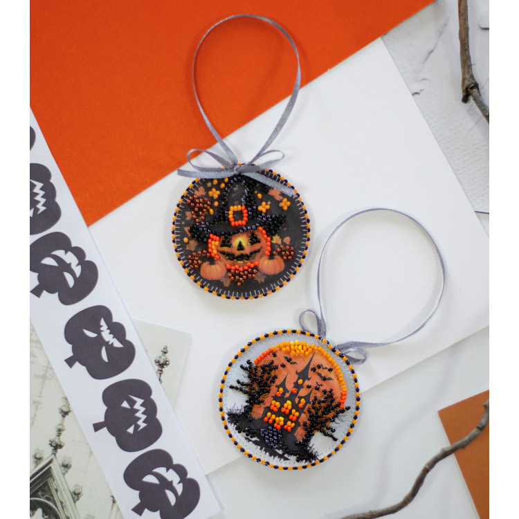 Dekoration „Festliches Halloween“ 13,2 x 6,6 cm AABT-039