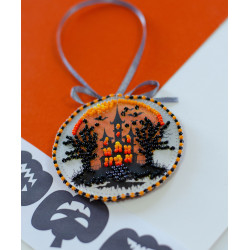 Dekoration „Festliches Halloween“ 13,2 x 6,6 cm AABT-039