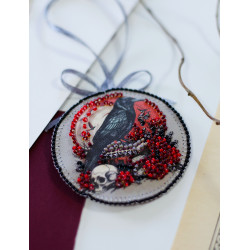 Dekoration "Unheimliche Schönheit" 13,2x6,6 cm AABT-038