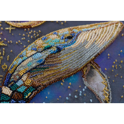 Pagrindinis karoliukų siuvinėjimo rinkinys "Gilumų valdovas" 21x37 cm AAB-942