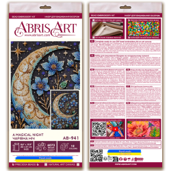 Haupt-Perlenstick-Set "Eine magische Nacht" 22x31 cm AAB-941