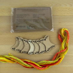 Ritės, ritės Pattern 1 (pakuotė po 20) BB-003-20