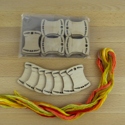 Spools, bobbins Pattern 2 (pack of 20) BB-004-20