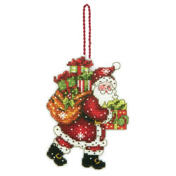Santa and Bag Ornament D70-08912