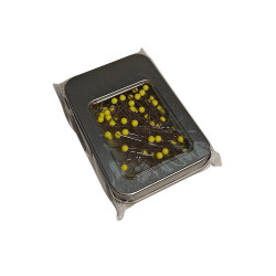 Предварительно заполненная металлическая коробка для булавок 9 x 6 x 1,8 см RTOT00109