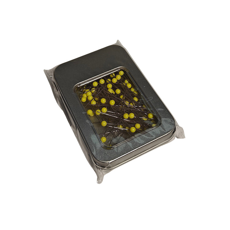 Vorgefüllte metallische Stiftebox 9 x 6 x 1,8 cm RTOT00109