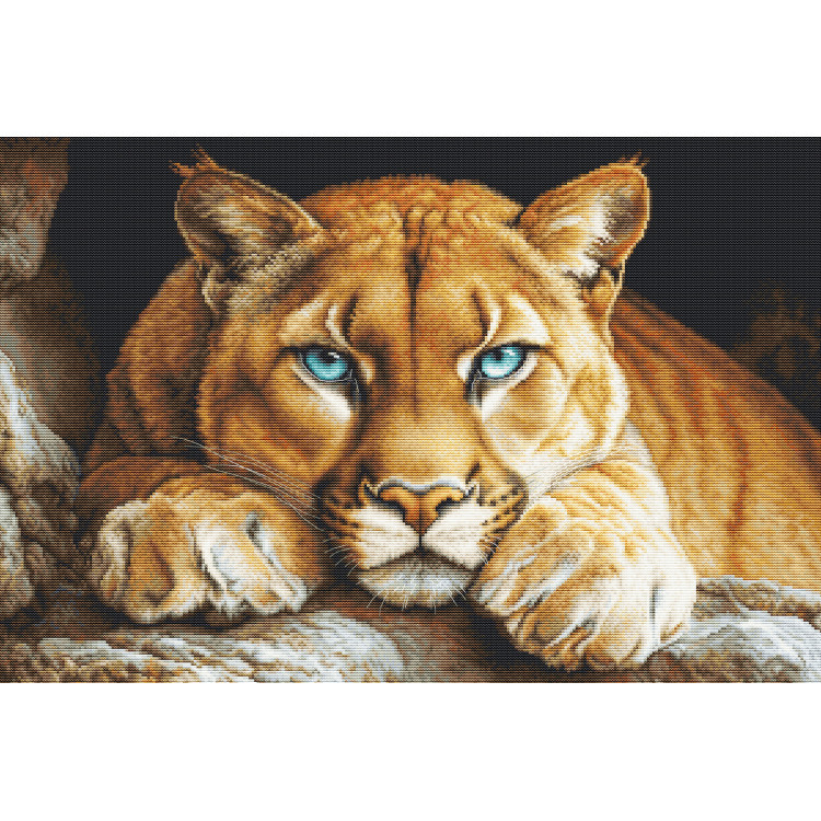 Kreuzstich-Set "Der wilde Geist" 48x32cm SBU5081