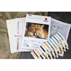 Kreuzstich-Set "Der wilde Geist" 48x32cm SBU5081