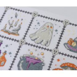 Kreuzstich-Set "Hexerei für Anfänger" 21x23 cm AAH-282