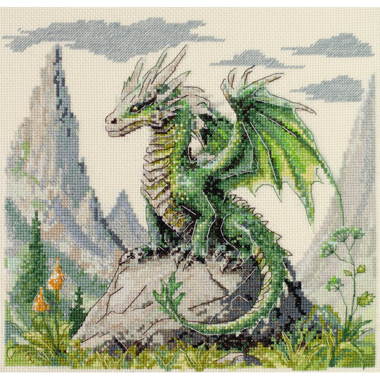 Kreuzstich-Set "Herr des Berges" 25x24 cm AAH-279