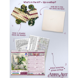 Kreuzstich-Set "Herr des Berges" 25x24 cm AAH-279