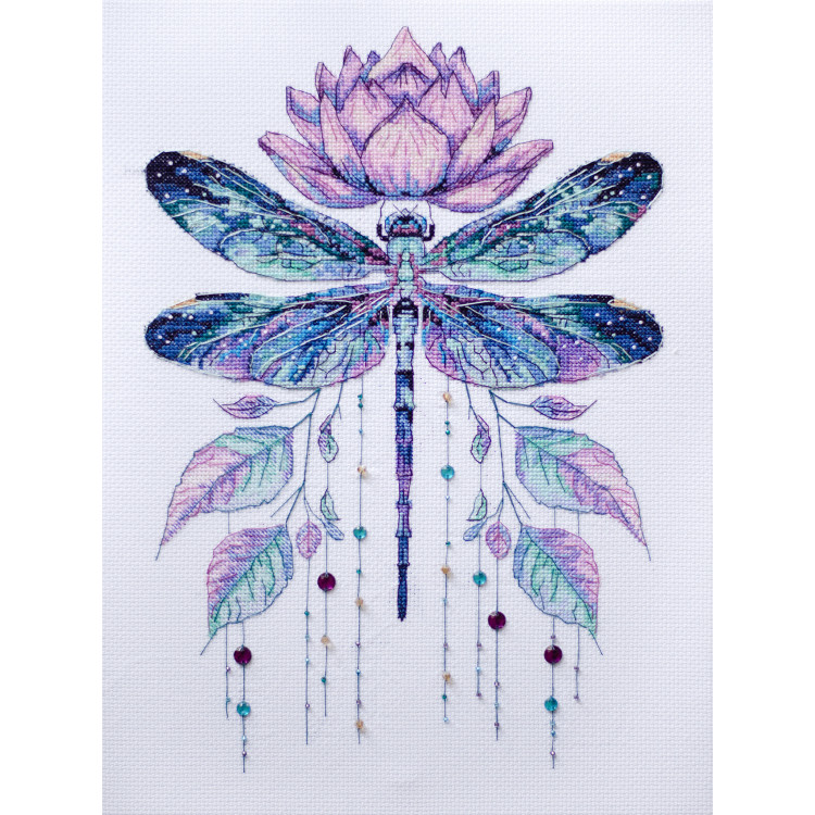 Kreuzstich-Set "Sommer-Muse" 24x34 cm AAH-278