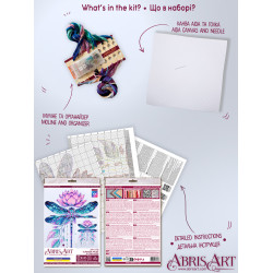 Kreuzstich-Set "Sommer-Muse" 24x34 cm AAH-278