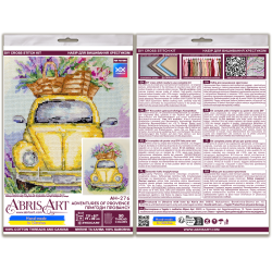 Kreuzstich-Set "Abenteuer der Provence" 19x22 cm AAH-276