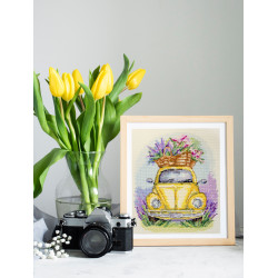 Kreuzstich-Set "Abenteuer der Provence" 19x22 cm AAH-276