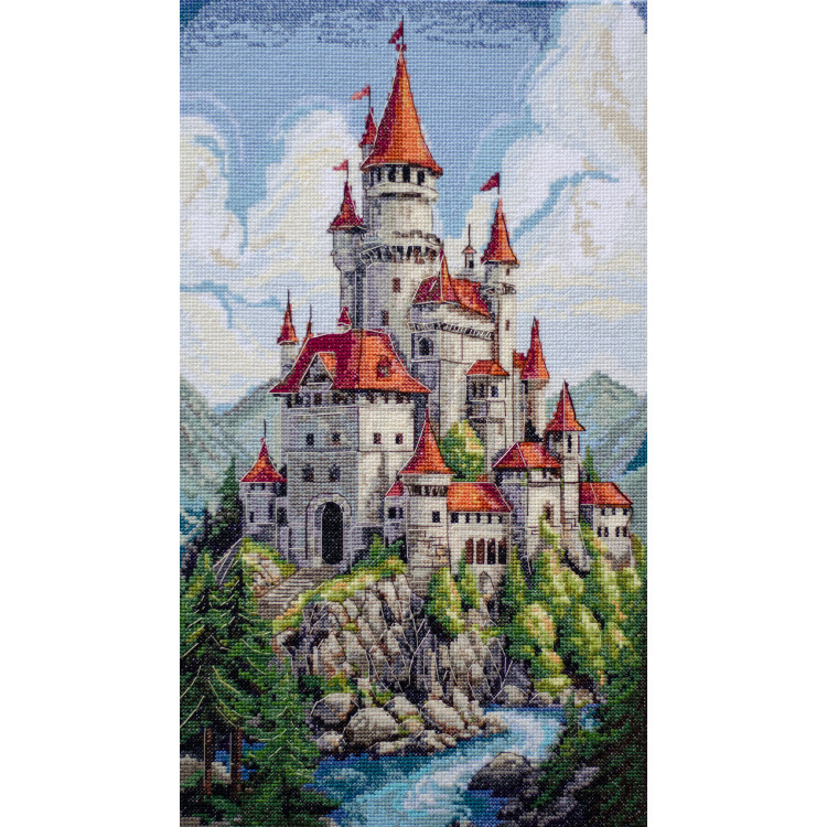 Kreuzstich-Set "Unter den Wolken" 23x40 cm AAH-274