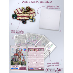 Kreuzstich-Set "Unter den Wolken" 23x40 cm AAH-274