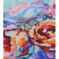 Haupt-Perlenstickerei-Set „Rosen für die Seele“ 31x30 cm AAB-945