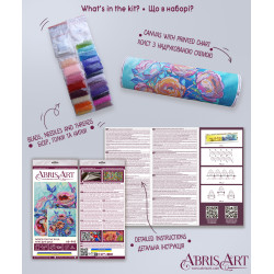 Haupt-Perlenstickerei-Set „Rosen für die Seele“ 31x30 cm AAB-945