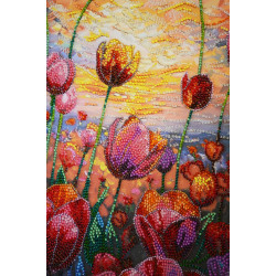 Основной набор для вышивания бисером "Весенний ритм" 24x42 см AAB-943