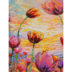 Основной набор для вышивания бисером "Весенний ритм" 24x42 см AAB-943